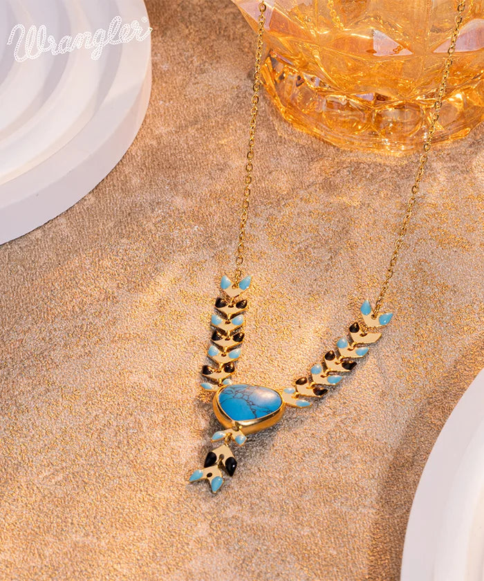 Wrangler Demeter’s Heart Onyx Necklace for Women - Elegant Greek Goddess Jewelry Gift for Birthday, Anniversary & Special Occasions