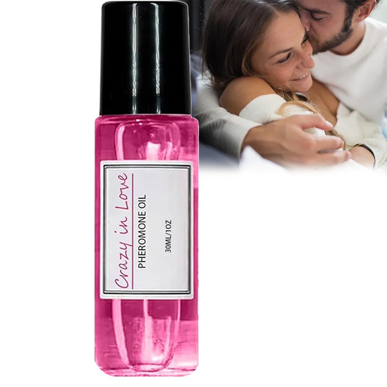 Crazy in Love Pheromone Perfume Roll On Oil for Women - 1OZ Romantic Scent, Long Lasting Fragrance for Date Night, Anniversary & Special Occasions
