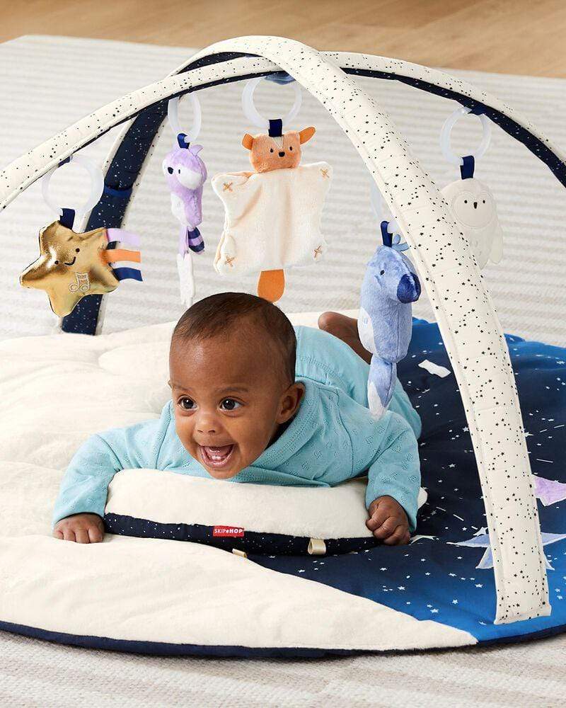 Skip Hop Activity Gym for Babies - Interactive Playmat with Toys & Music for Tummy Time & Sensory Development - Perfect for Newborns & Infants