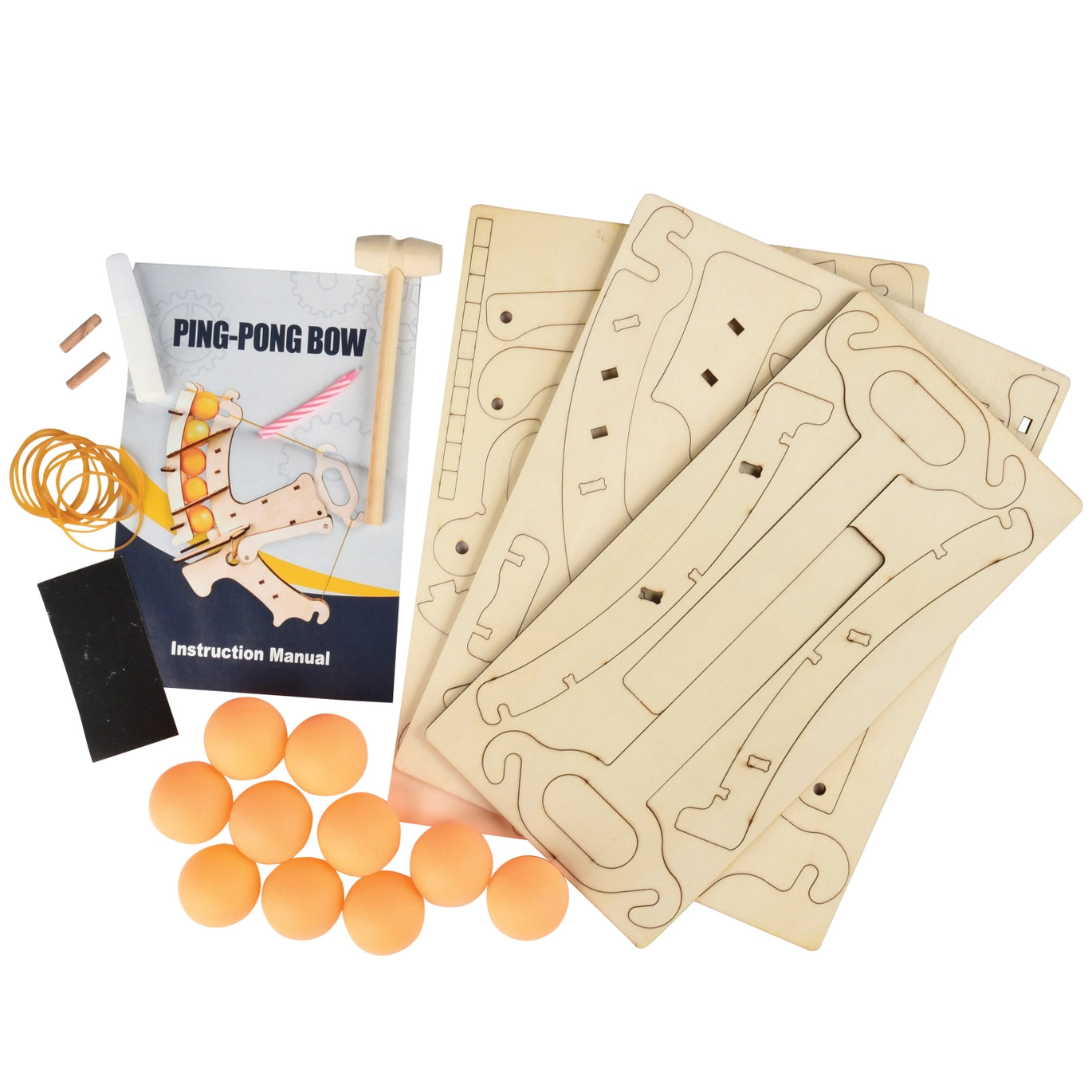 STEM Building Kit for Kids - Ping Pong Ball Launcher & Catapult Toy - Educational Science Experiment for Boys & Girls Ages 8-12 - Perfect for Classroom STEM Activities & Indoor Play