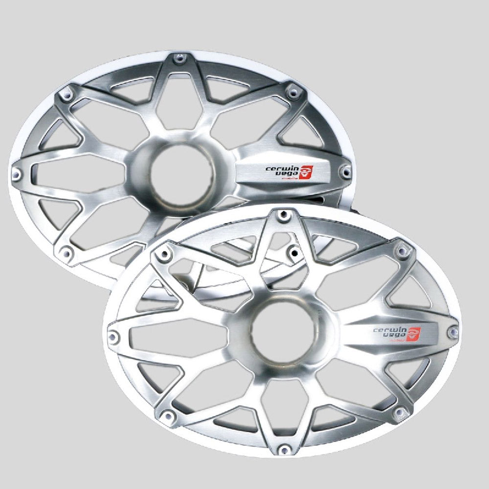 Cerwin Vega SM69FGW RPM Stroker 6x9 Flush Mount Speaker Grill Pair - White | Premium Car Audio Upgrade for Trucks, SUVs & Custom Vehicles