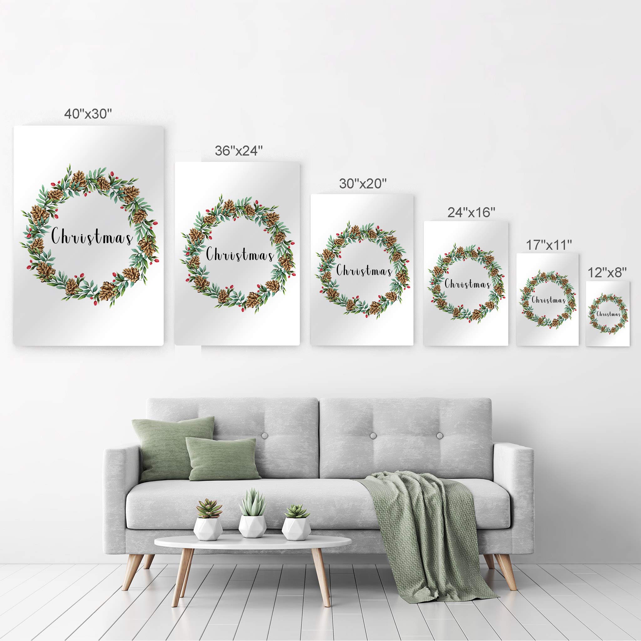 Christian Wall Art - Bible Verse Metal Print 22x15, Inspirational Gift for Home & Church Decor