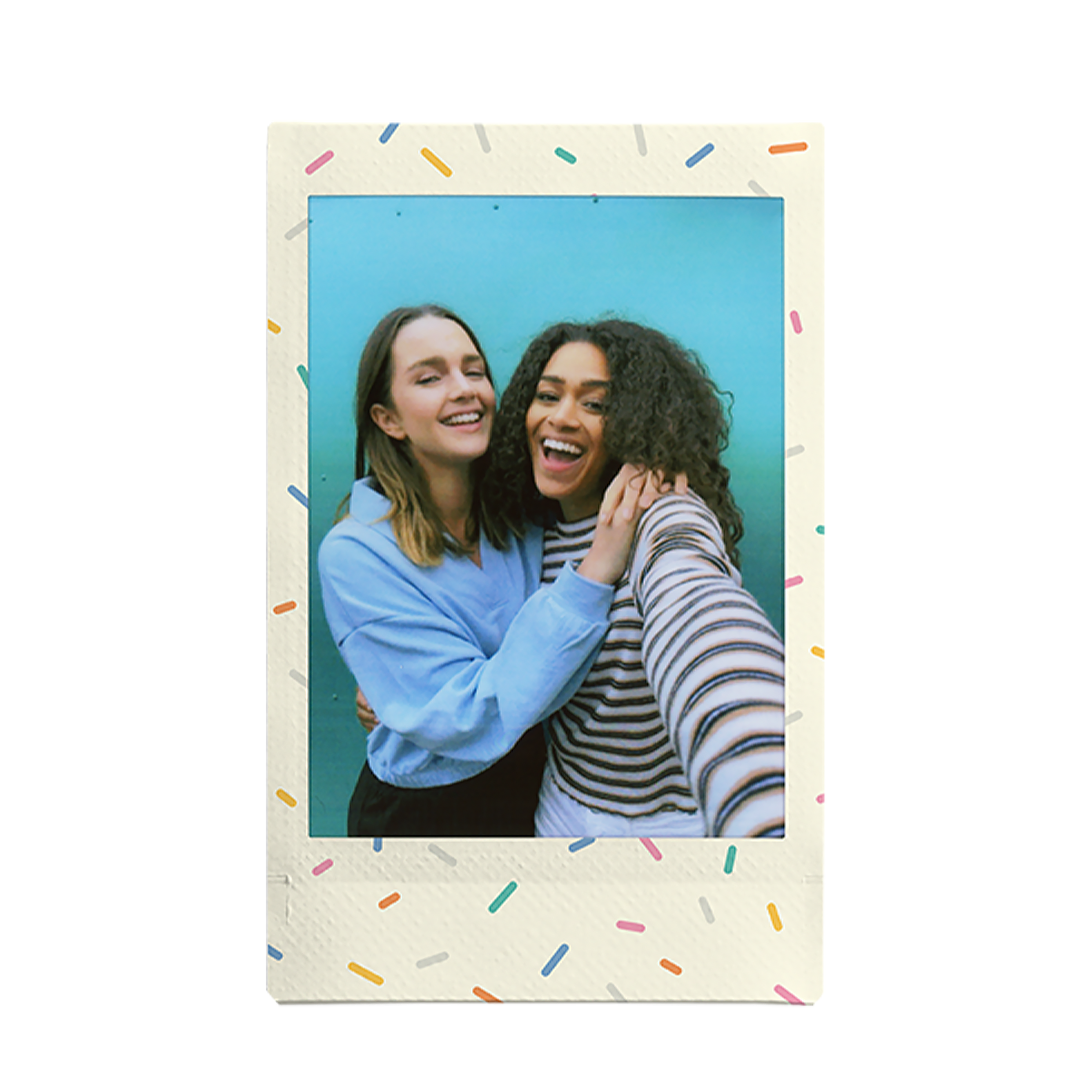 Fujifilm Instax Mini Sprinkles Frame Instant Camera Film - 10 Exposures Pack for Parties, Travel & Creative Photography