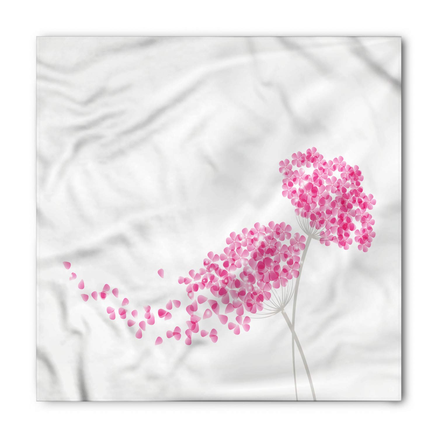 Lunarable Floral Bandana - Botany Bouquet Spring Growth Design, Unisex Head Scarf & Neck Tie for Men & Women | Perfect for Outdoor Activities, Music Festivals, and Casual Fashion