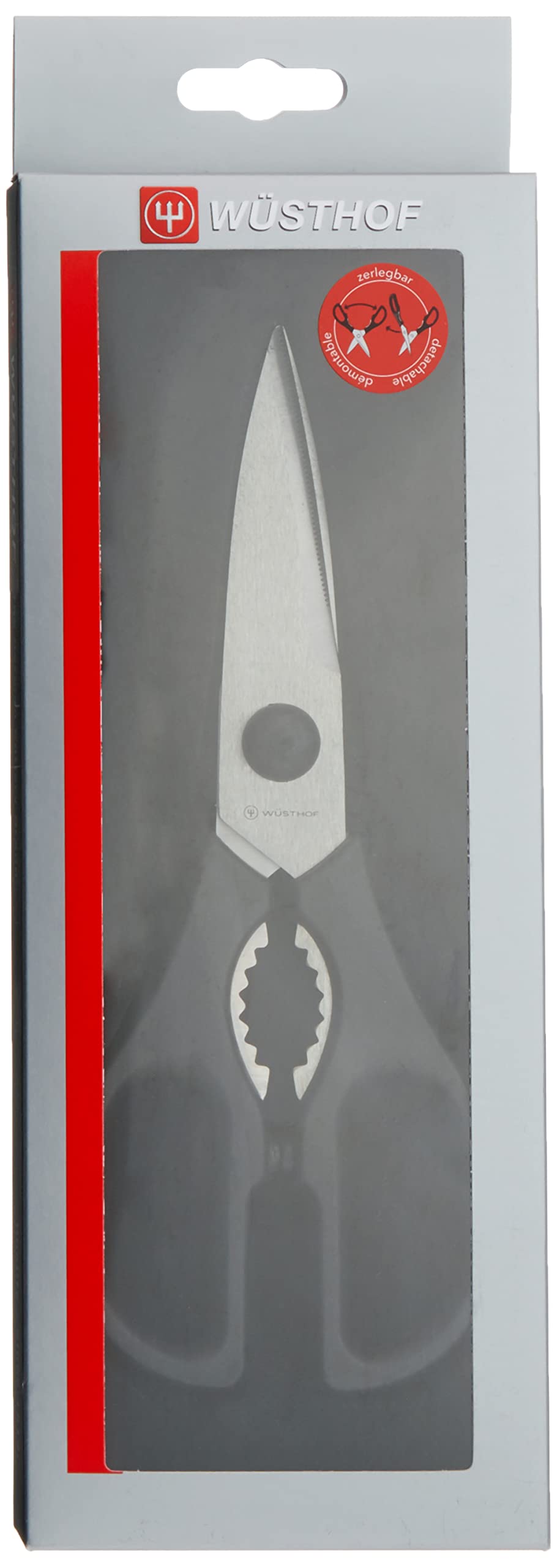 Wusthof WU5558 8-Inch Kitchen Shears - Heavy Duty Stainless Steel Scissors for Cutting Meat, Poultry, Herbs & More - Perfect for Cooking, Grilling & Food Prep