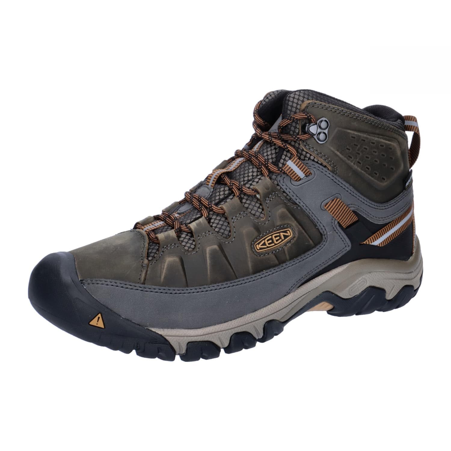KEEN Men's Targhee 3 Mid Height Waterproof Hiking Boots - Lightweight Outdoor Trekking Shoes for Trail Walking & Mountain Climbing