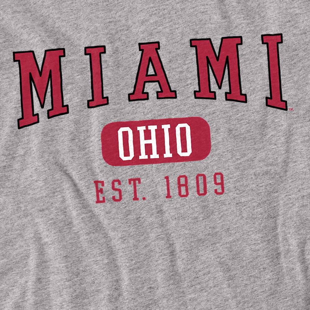 Official Miami University Ohio Between The Lines Unisex Tall T-Shirt for Men & Women - Perfect for College Gameday, Alumni Events & Casual Wear