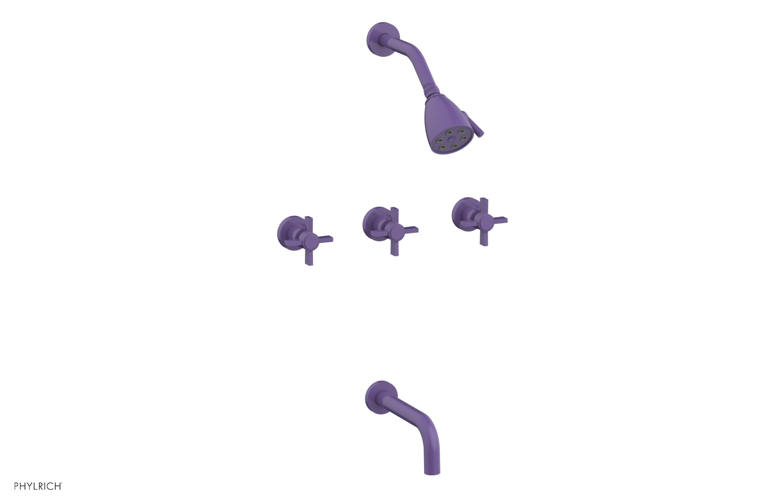 Premium 3-Handle Tub and Shower Faucet Set with 7.5
