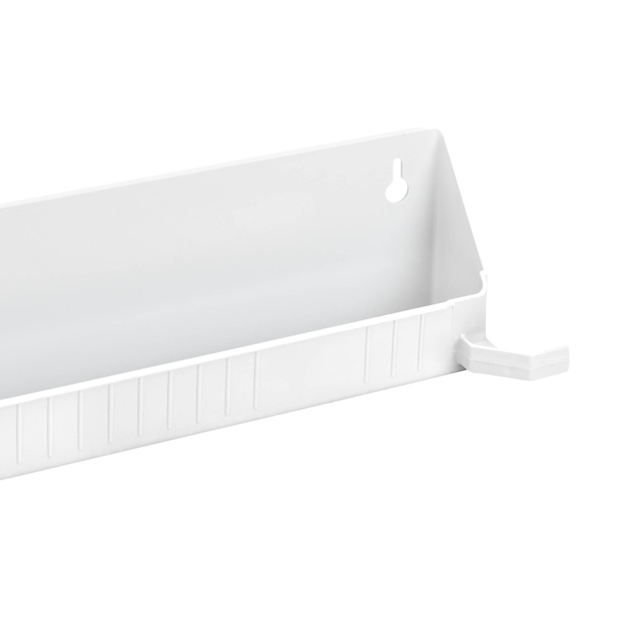 Rev-A-Shelf 14-Inch White Tip-Out Drawer Organizer Tray with Heavy Duty Tab Stops - 2-Pack for Kitchen & Bathroom Storage (Model 6562-14-11-52) - Perfect for Organizing Utensils, Makeup, and Cleaning Supplies
