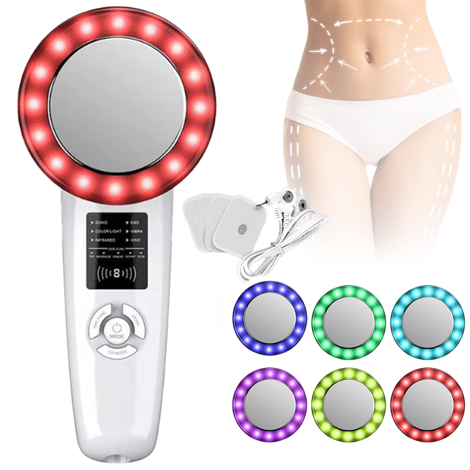 6-in-1 Multifunctional Body Massager Machine for Back, Neck & Shoulder Pain Relief - Perfect for Home, Office & Spa Relaxation