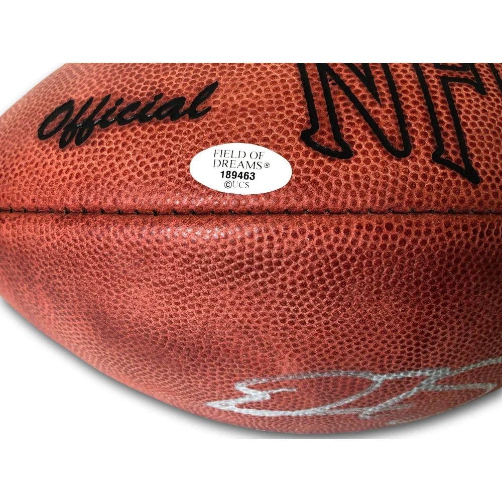 Authentic Donovan McNabb Signed Philadelphia Eagles Football with COA - Perfect for Sports Memorabilia Collectors and Eagles Fans Display