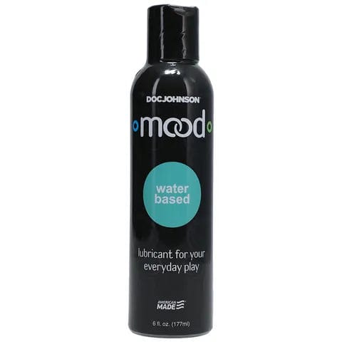 Mood Lube Water Based Personal Lubricant - 174ml (6oz) | Long-Lasting & Gentle Formula for Enhanced Intimacy & Sensual Massage