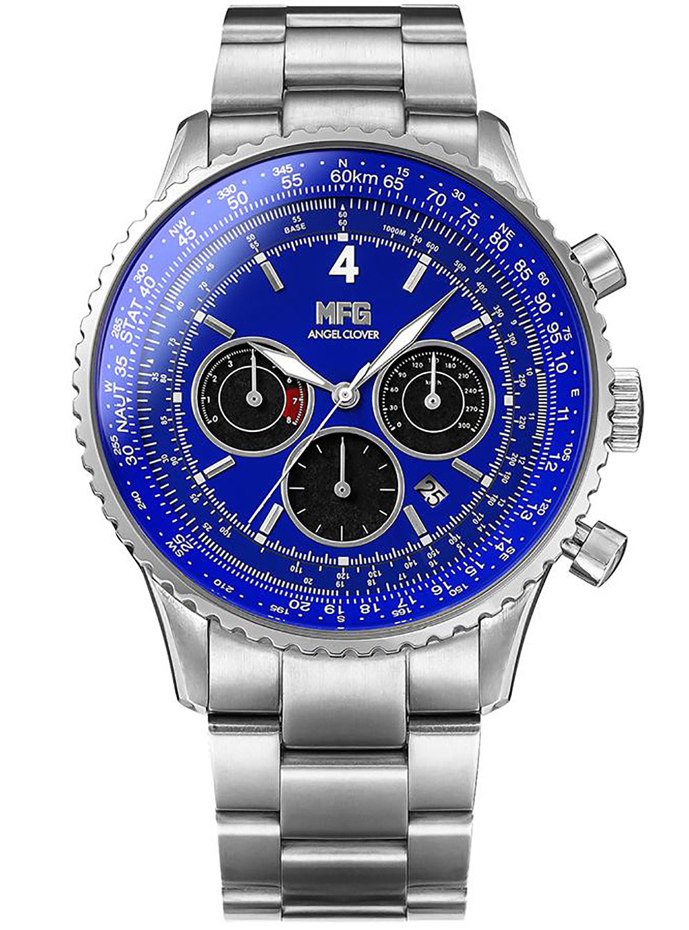 MF GHOST × ANGEL CLOVER Limited Edition Solar Chronograph Watch - Japanese Movement - Collector's Timepiece for Anime Fans & Streetwear Enthusiasts - Perfect for Cosplay, Fashion Statements & Gift Giving