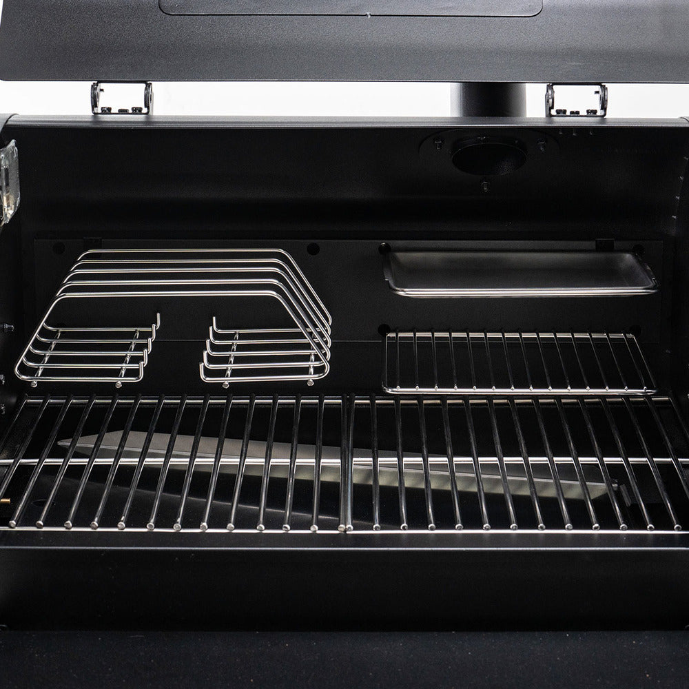 Premium Green Mountain Grills Rackt Rib Rack - Compatible with Ledge & Peak Pellet Grills - Heavy Duty Stainless Steel BBQ Rib Holder - Perfect for Smoking, Grilling, and Roasting Ribs, Chicken, and Vegetables in Outdoor Cooking