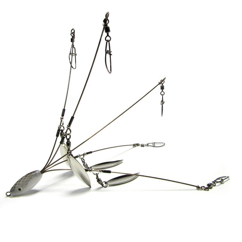 5 Wire 4 Blade Hog Farmer Rig - Durable Hog Hunting Equipment for Professional Hunters - Perfect for Wild Boar Control and Hunting Adventures
