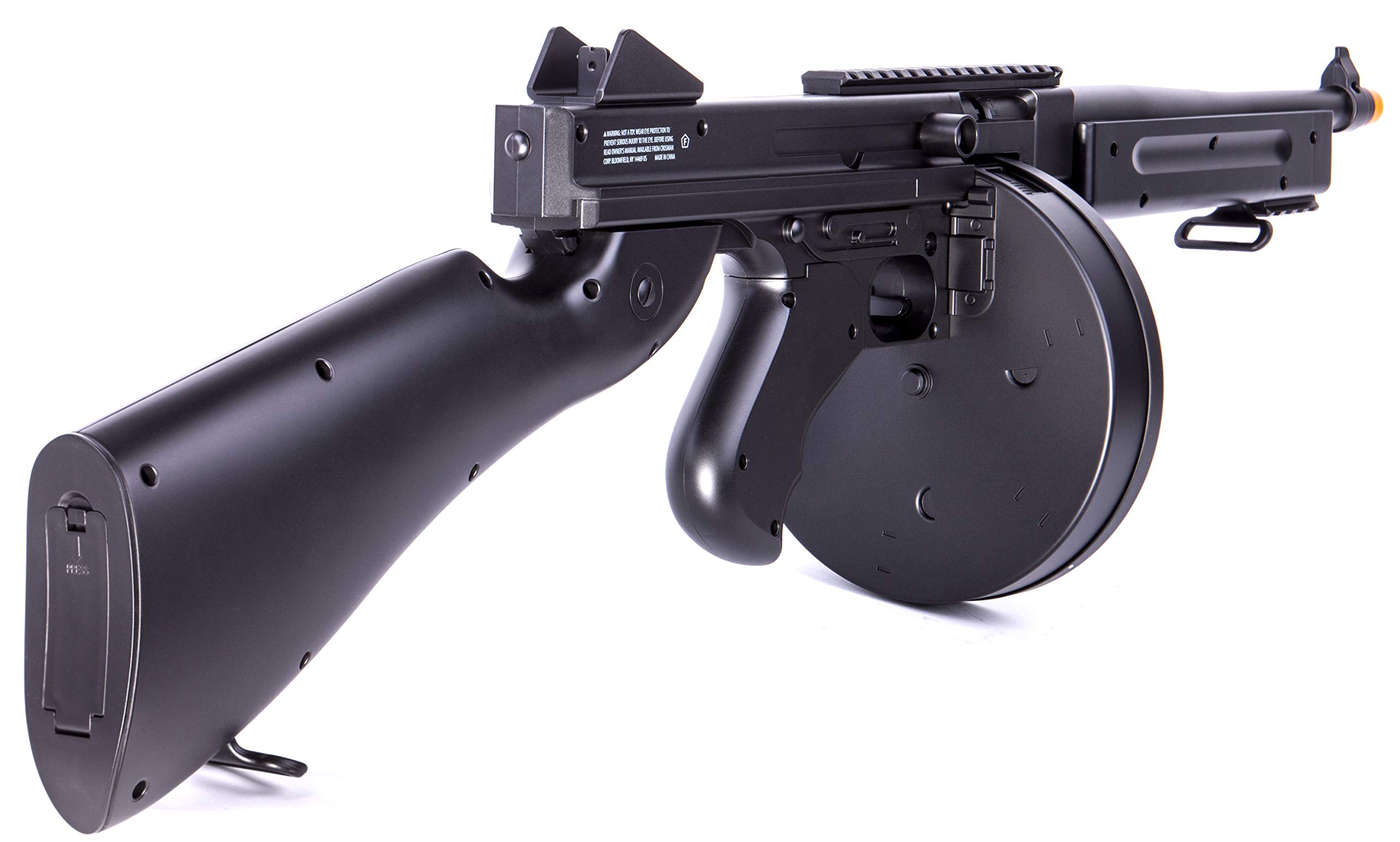 Game Face ASRGTH Electric Full/Semi-Auto Airsoft Submachine Gun - Tactical Airsoft Rifle for Outdoor Skirmishes & Target Practice