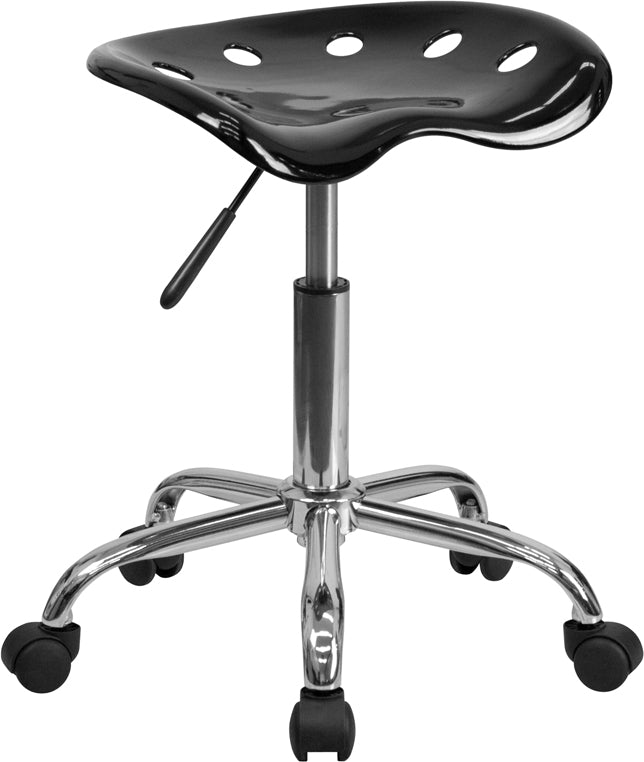 Vibrant Apple Green Tractor Seat & Chrome Stool - Retro Diner Style Bar Stool for Kitchen, Cafe, and Home Decor