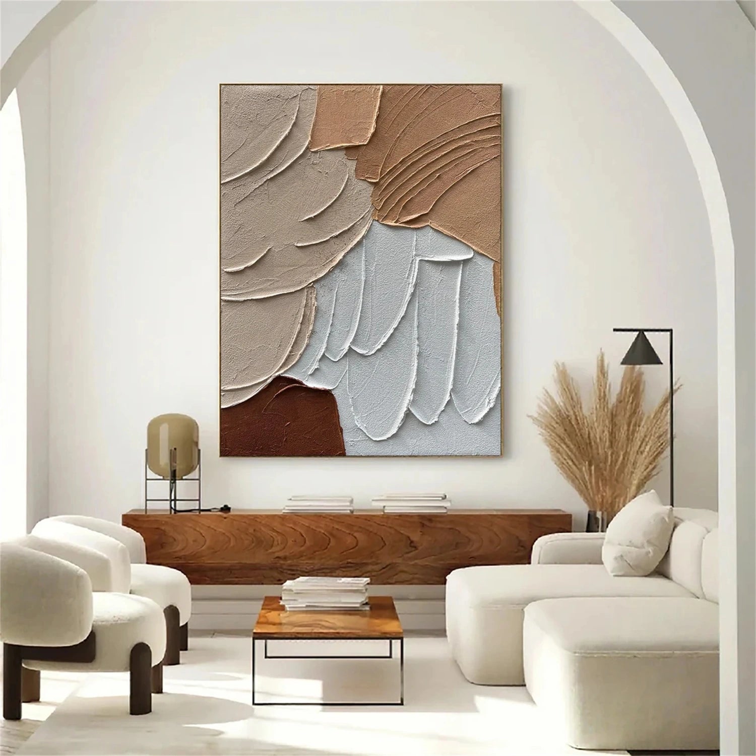 Abstract Painting #AB 263 - Modern Wall Art for Home & Office Decor - Perfect for Living Room, Bedroom or Workspace