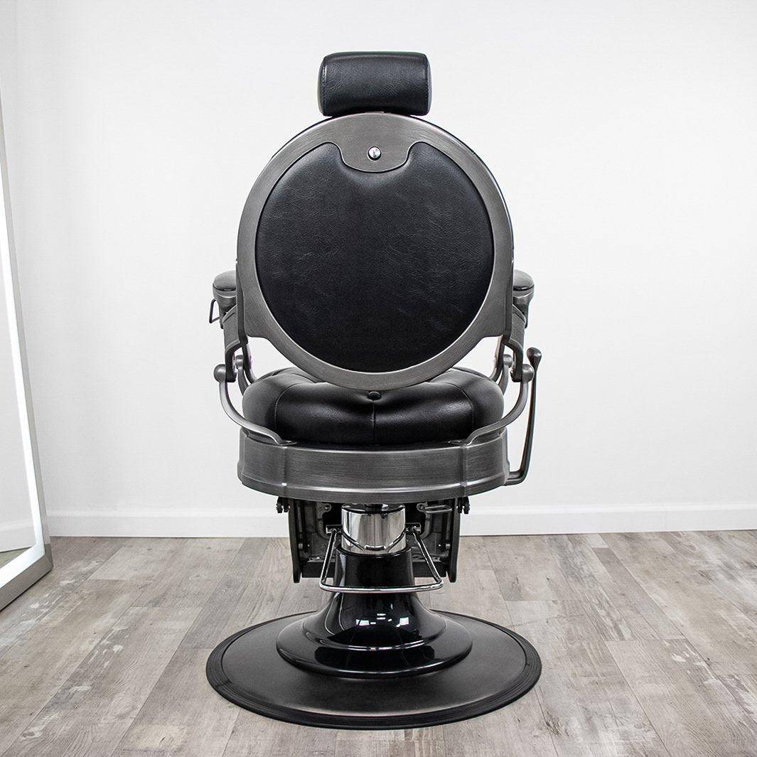 Professional Barber Chair for Salon & Home Use - Heavy Duty Hydraulic Styling Chair with Adjustable Height & Reclining Backrest - Perfect for Haircuts, Shaves & Styling
