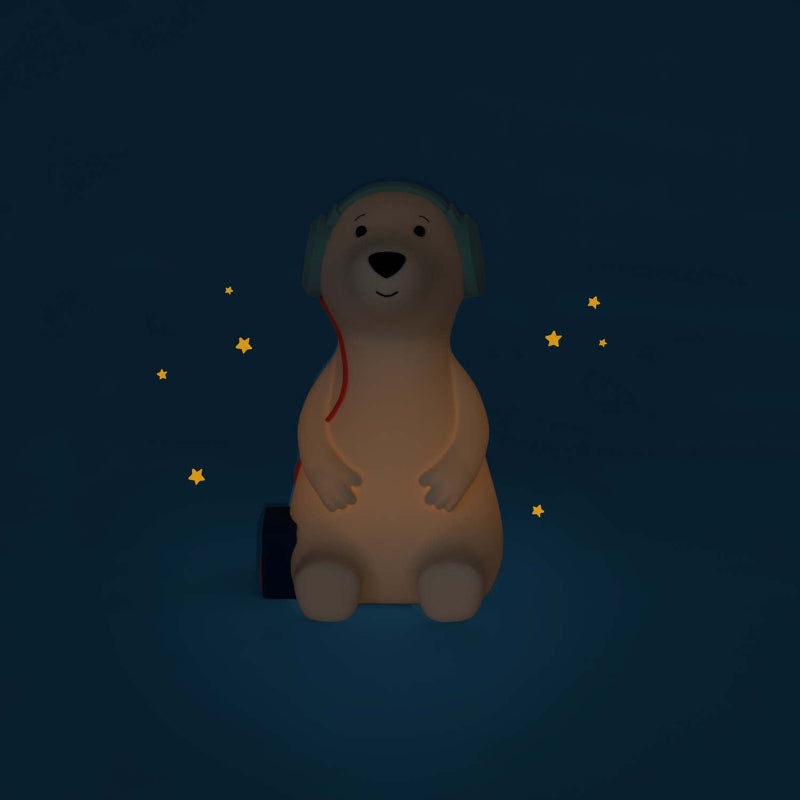 Pilou Puppy Night Light - Cute & Soft LED Night Light for Kids, Nursery, Bedroom - Perfect for Soothing Babies & Creating a Cozy Atmosphere