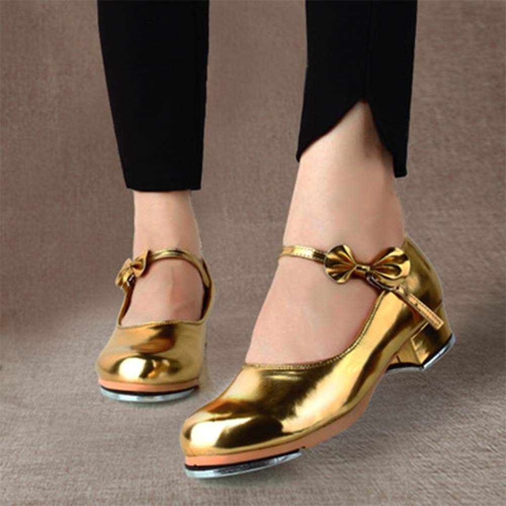 HROYL Kids Tap Shoes for Boys & Girls - Dance Practice & Performances