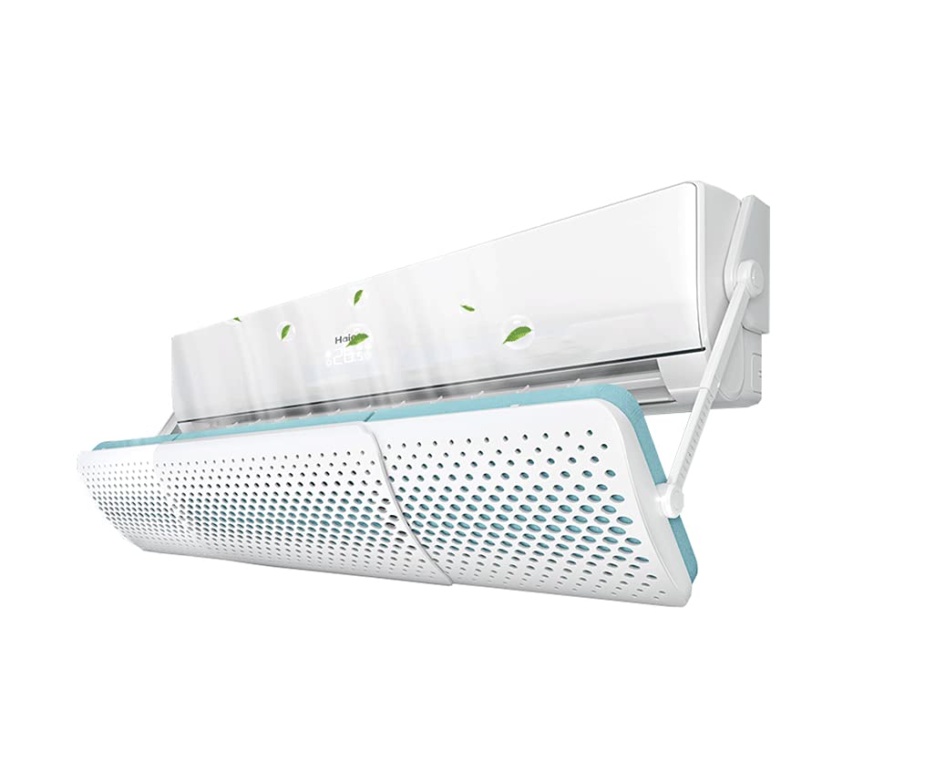 Universal Air Conditioner Air Deflector - Anti Direct Blow, Windproof Shield with Negative Ion Filtration & Purification Cotton - Perfect for Bedroom, Office, and Wall-Mounted AC Units