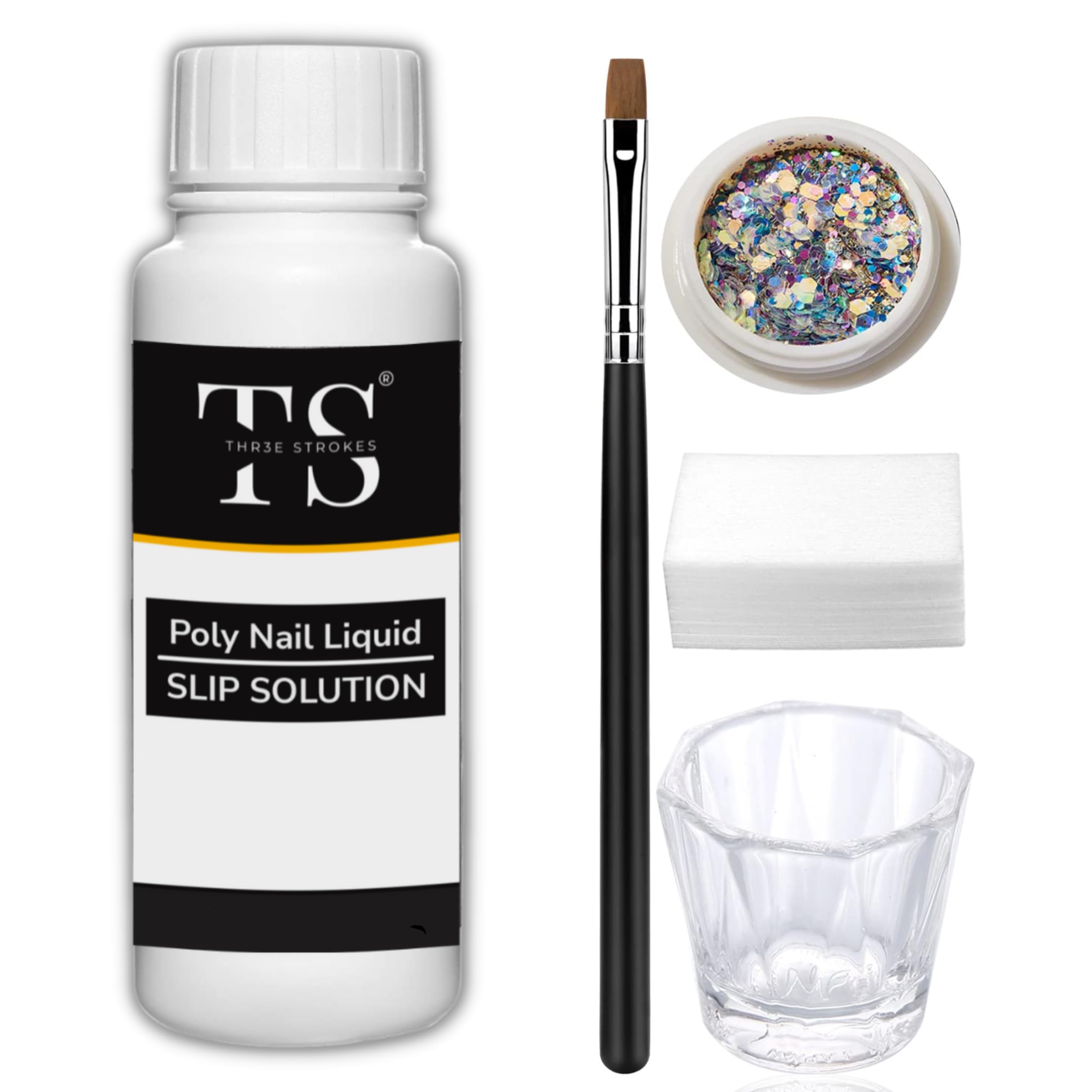 Polygel Slip Solution - Anti-Stick Nail Gel Solution for Polygel Nail Kits | Perfect for DIY Nail Extensions & Professional Salon Use