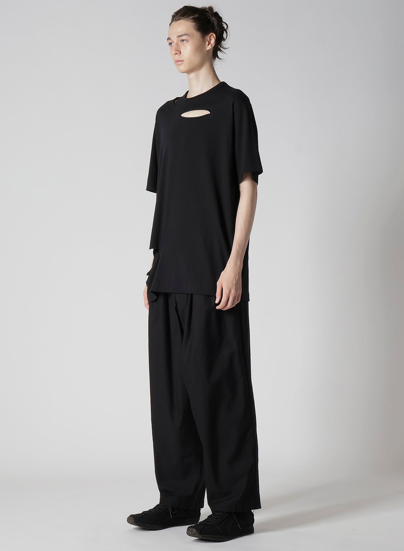 Combed Single Jersey Slit Detail Sleeve T-Shirt for Women - Soft & Comfortable Casual Tee for Everyday Wear, Outings, and Layering