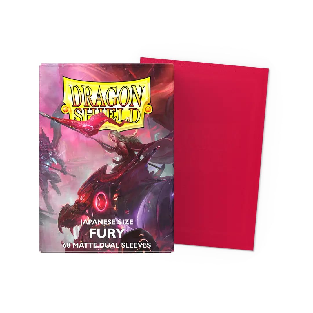 Arcane Tinmen Dragon Shield Matte Dual Sleeves - Japanese Size (60 Count) - Premium Card Protectors for MTG, Pokemon & Yu-Gi-Oh - Perfect for TCG Tournaments & Collectible Card Storage