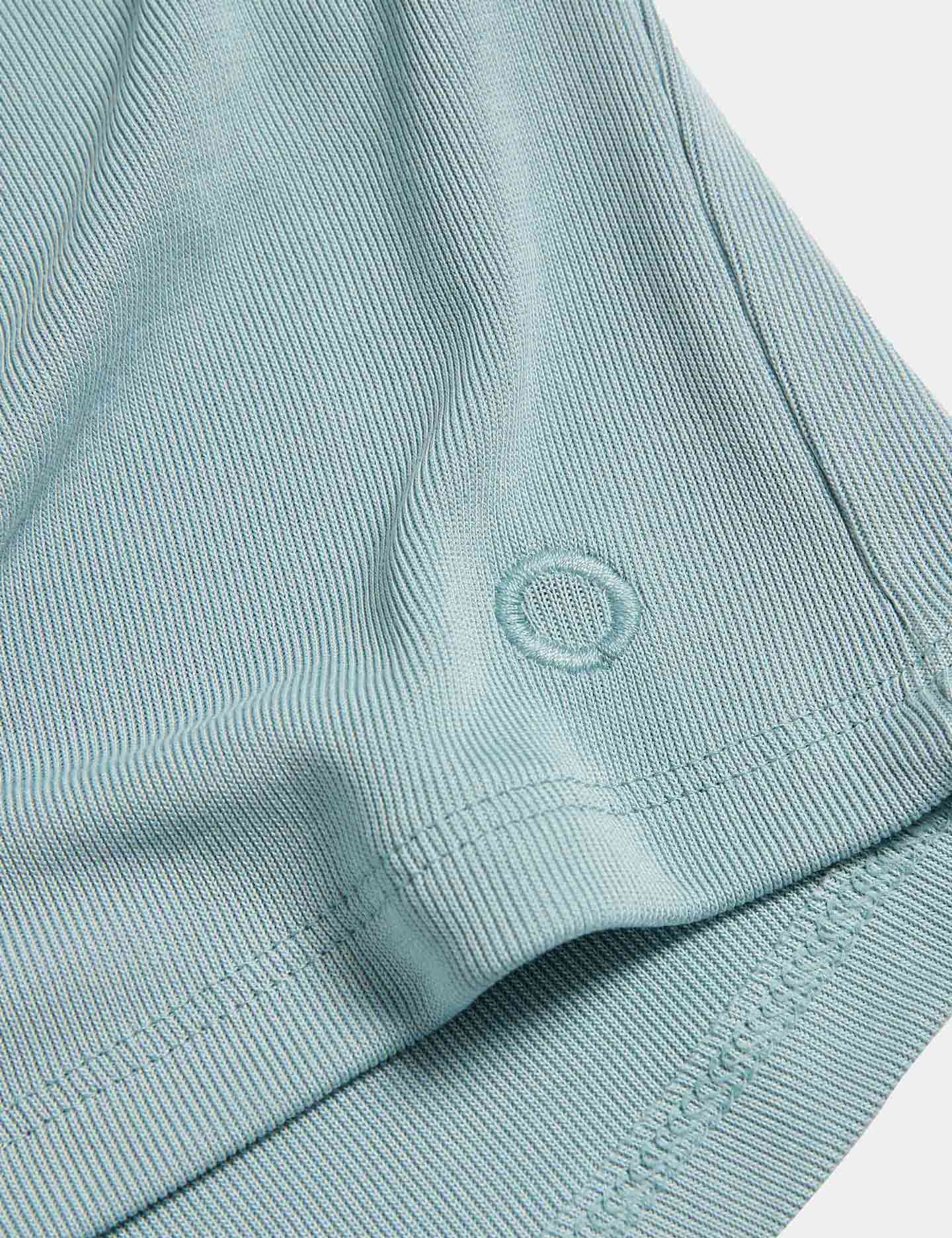 Modal Rich Ribbed Relaxed High Waisted Yoga Shorts - Light Mint Green - Perfect for Yoga, Pilates, Gym Workouts & Lounge Wear