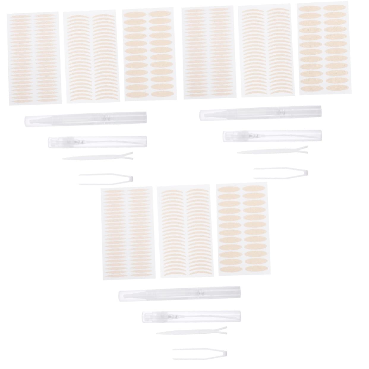 Healvian 3 Pack Invisible Double Eyelid Stickers - Mesh Tape Eyelid Lift Strips for Natural Looking Eyes | Eyelid Tape for Asian Monolid & Hooded Eyes | Perfect for Everyday Makeup & Special Occasions