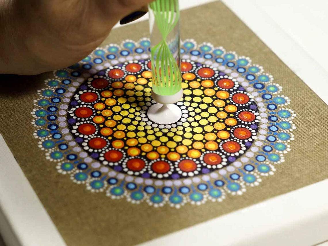 13-Piece Mandala Dot Painting Tool Kit - 8 Acrylic Mandala Tools & 5 Dotting Pens for DIY Art, Canvas Painting, and Rock Decor - Perfect for Beginners and Professional Artists
