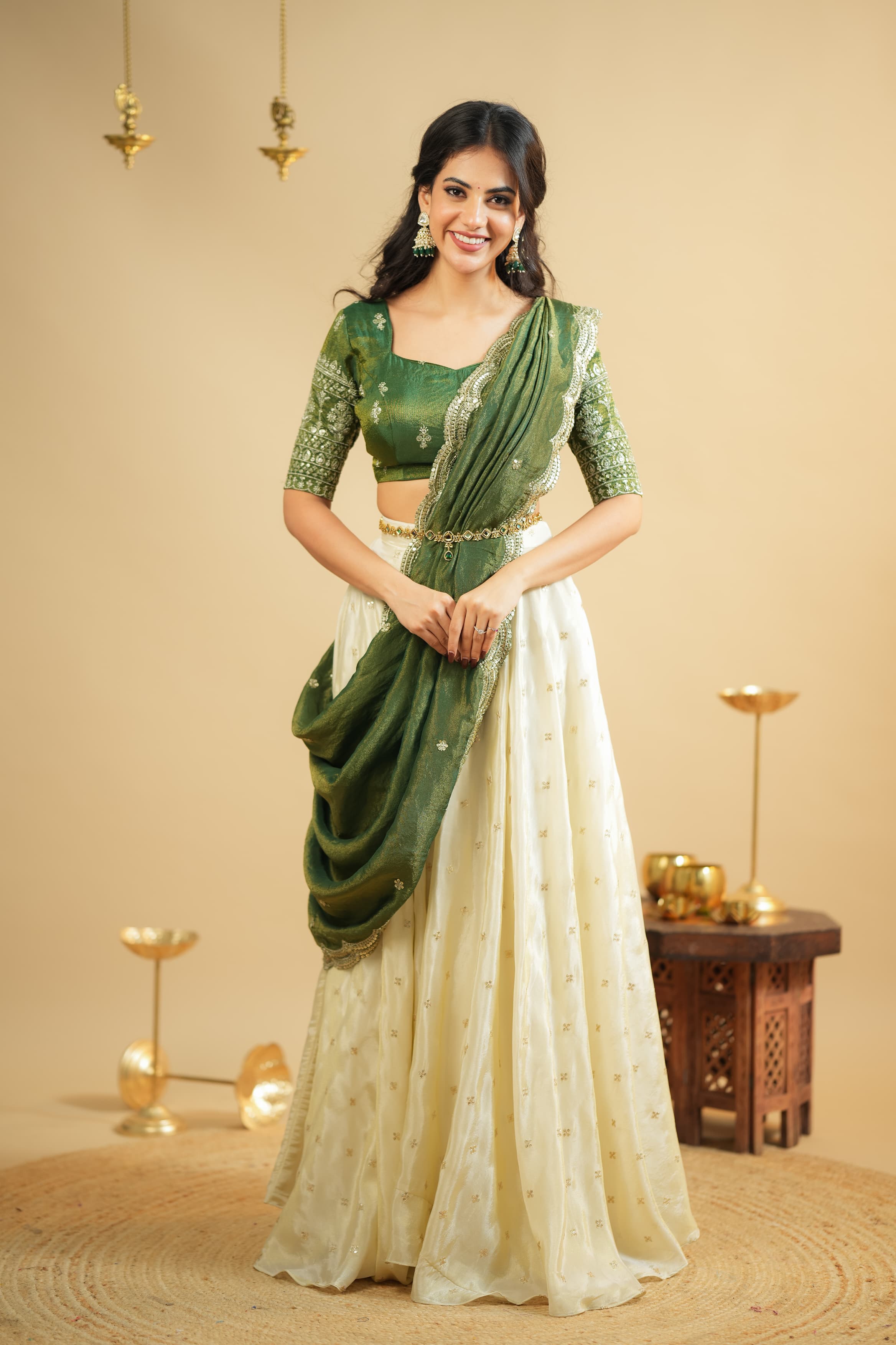 Swasthika Series 3 Premium Designer Lehenga Choli for Women | Indian Ethnic Bridal Party Wear | Wedding, Festival & Special Occasion Outfit