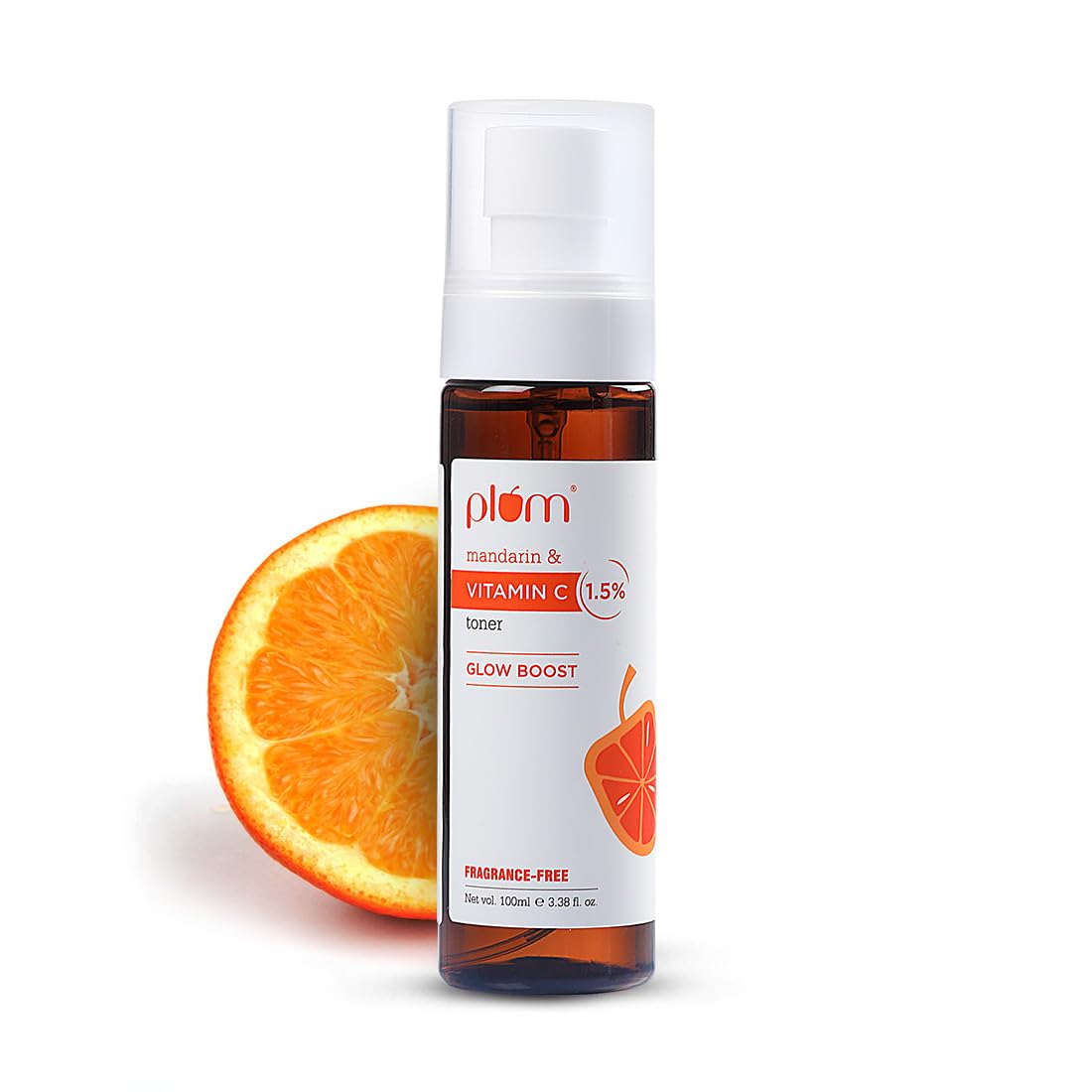 Plum Vitamin C Face Toner with Mandarin & Kakadu - Brightening & Pigmentation Reduction for Glowing Skin | Alcohol-Free Formula for All Skin Types (Oily, Dry, Sensitive, Acne-Prone) | 150ml | Perfect for Daily Skincare Routine & Travel
