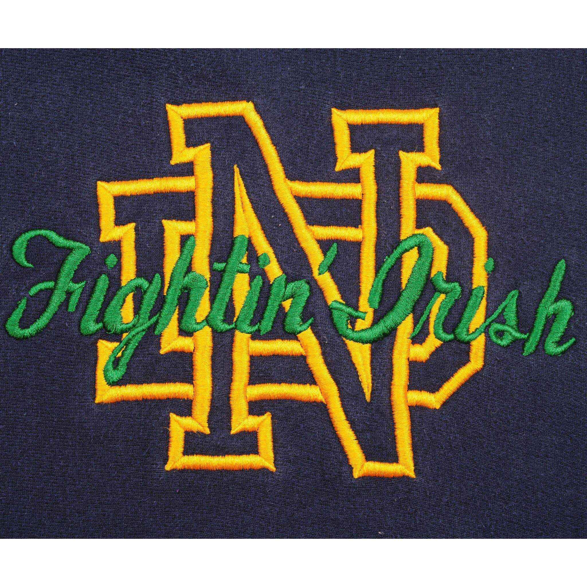 Vintage Champion Reverse Weave Notre Dame Sweatshirt 1990s XL Made in USA - Retro College Apparel for Game Day & Casual Wear