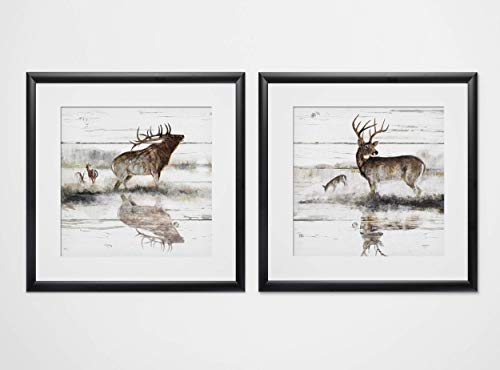 Rustic Misty Elk