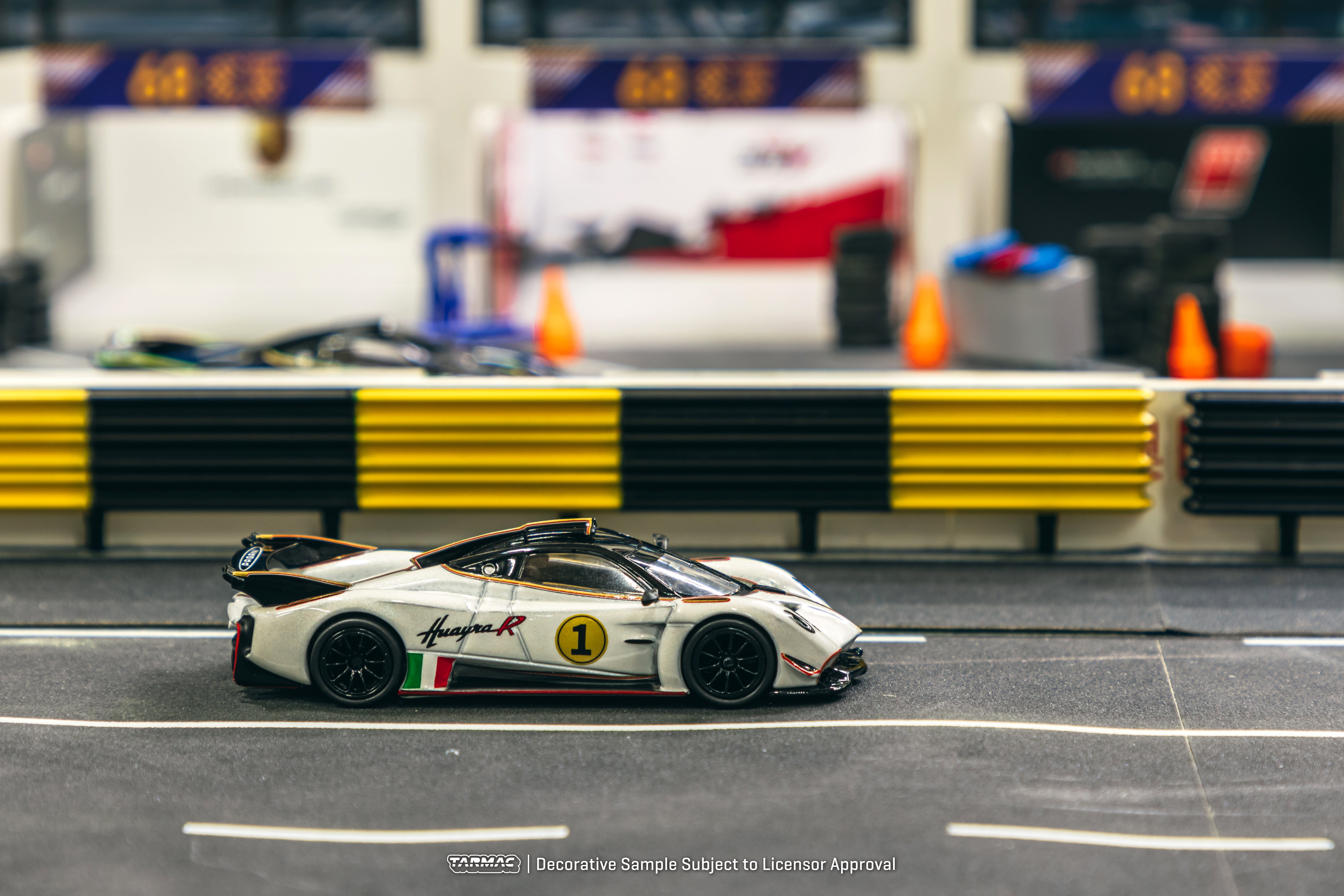 Tarmac Works 1/64 Pagani Huayra R Bianco Benny LAMLEY Special Edition Diecast Model Car - Perfect for Collectors & Display | GLOBAL64