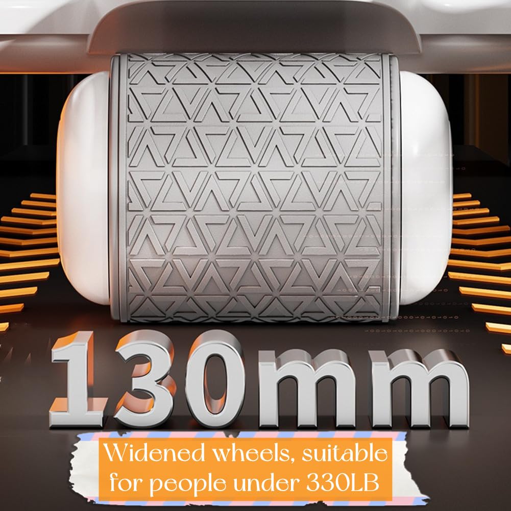 Automatic Rebound Ab Roller Wheel with Knee Mat - Core & Ab Workout Equipment for Home Gym - Smooth Rebound Exercise Tool for Abs, Arms & Elbows - Perfect for Home Fitness & Strength Training