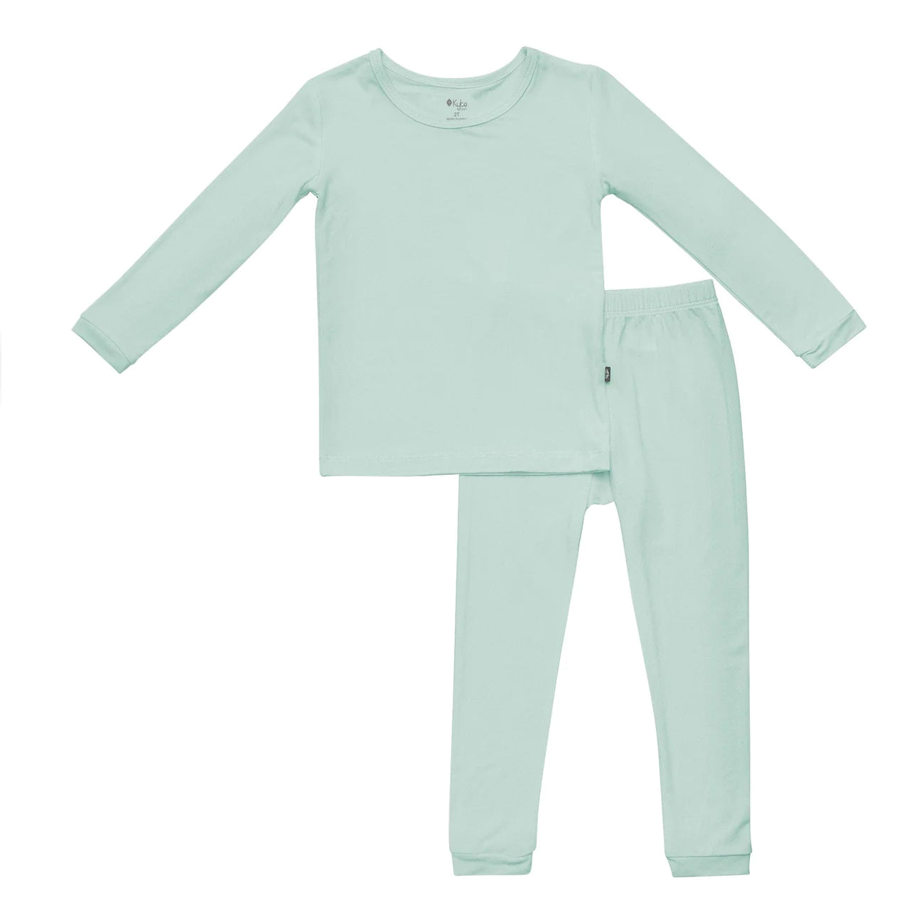 Organic Cotton Toddler Pajama Set - Soft 2-Piece Sleepwear for Boys & Girls | Sage Green | Perfect for Bedtime & Lounging