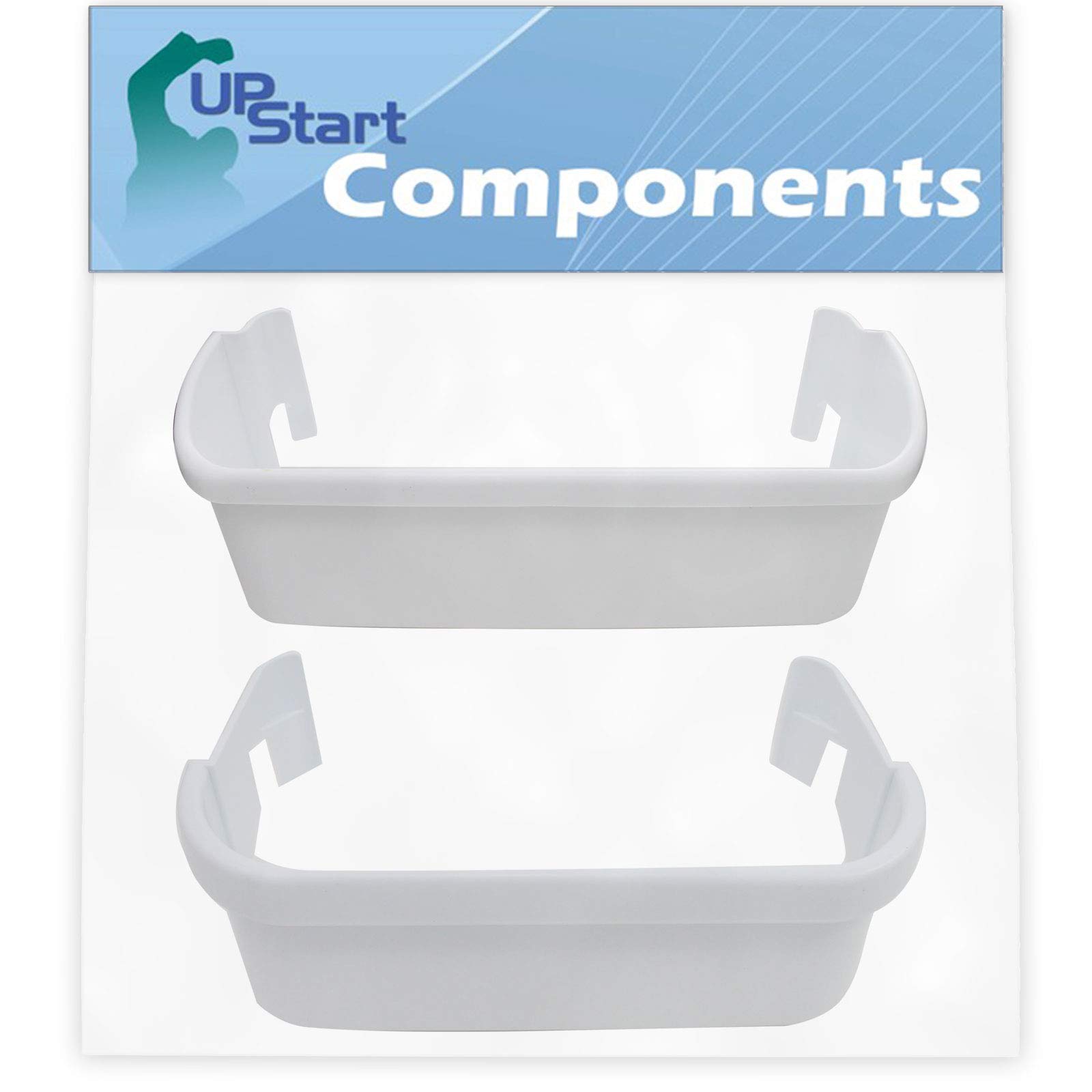 Kenmore/Sears 25354628505 Refrigerator Door Bin Replacement - Compatible with 240323001 & 240351601 - White Freezer & Fridge Side Shelf - Perfect for Food Storage & Organization