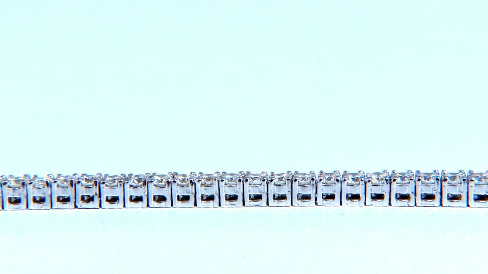 4.50 Carat Natural Round Diamond Tennis Bracelet in 14K Gold - Elegant Jewelry for Women, Perfect for Weddings, Anniversaries & Special Occasions
