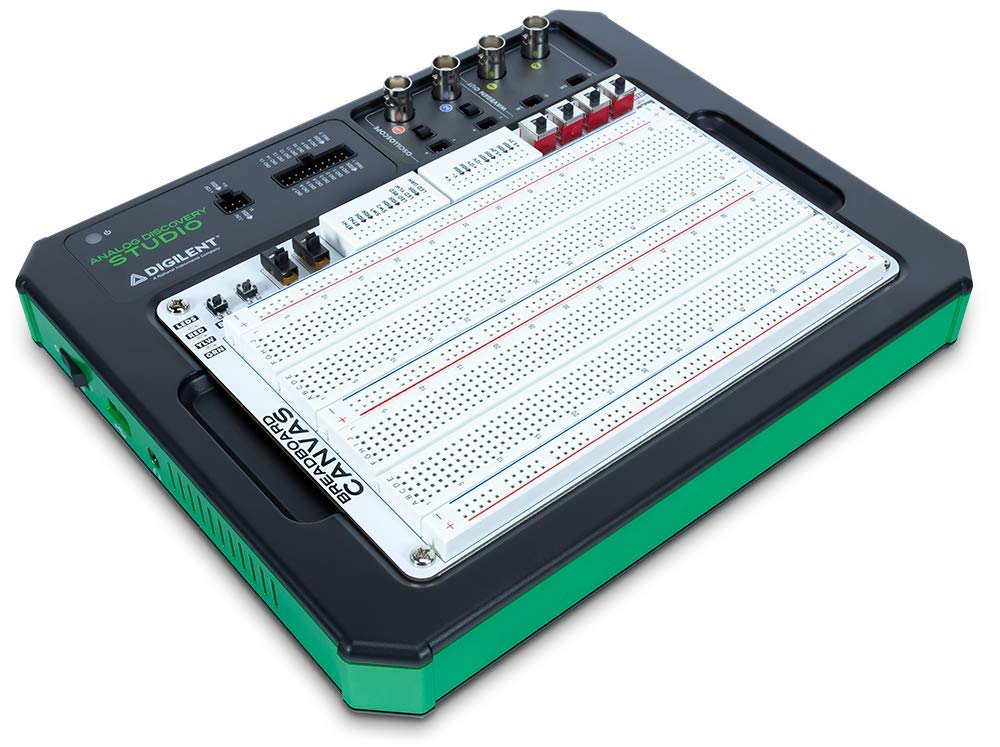 Digilent Analog Discovery Studio - Portable Electronics Lab Kit for Students | Circuit Design, Engineering Projects & STEM Learning | Ideal for Home, Classroom & DIY Experiments