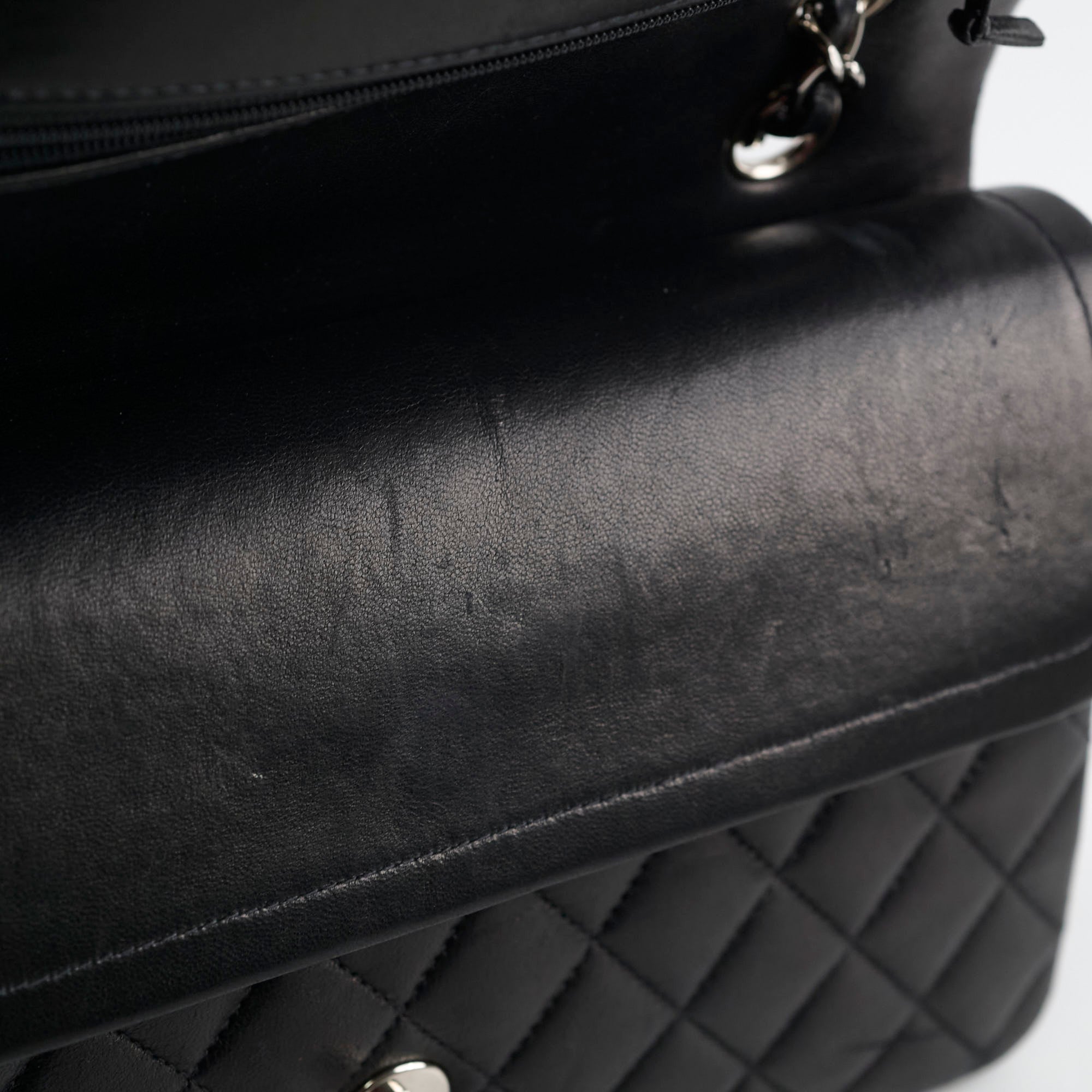 Chanel Medium/Large Double Classic Flap Bag in Black | Timeless Luxury Handbag for Women | Perfect for Work, Evening Events & Special Occasions
