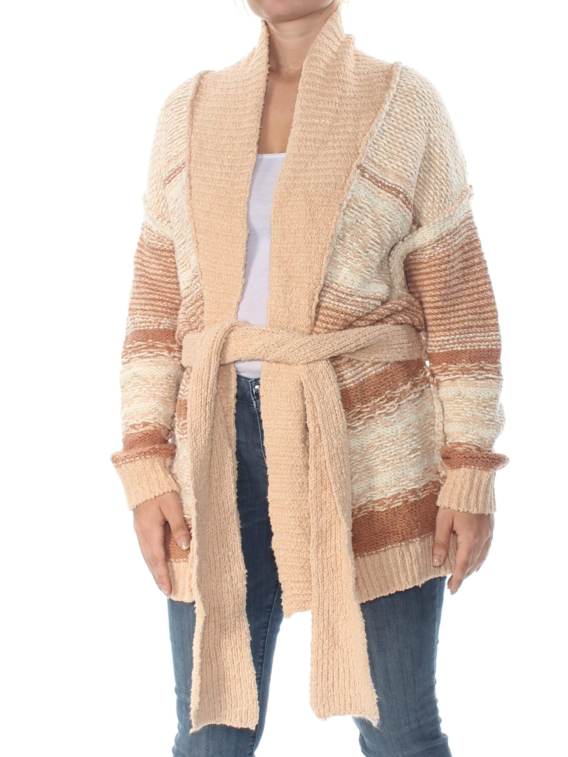 Free Women's Cozy Cabin Knit Long Sleeve Cardigan Sweater - Soft Winter Pullover for Casual Outfits & Coffee Dates