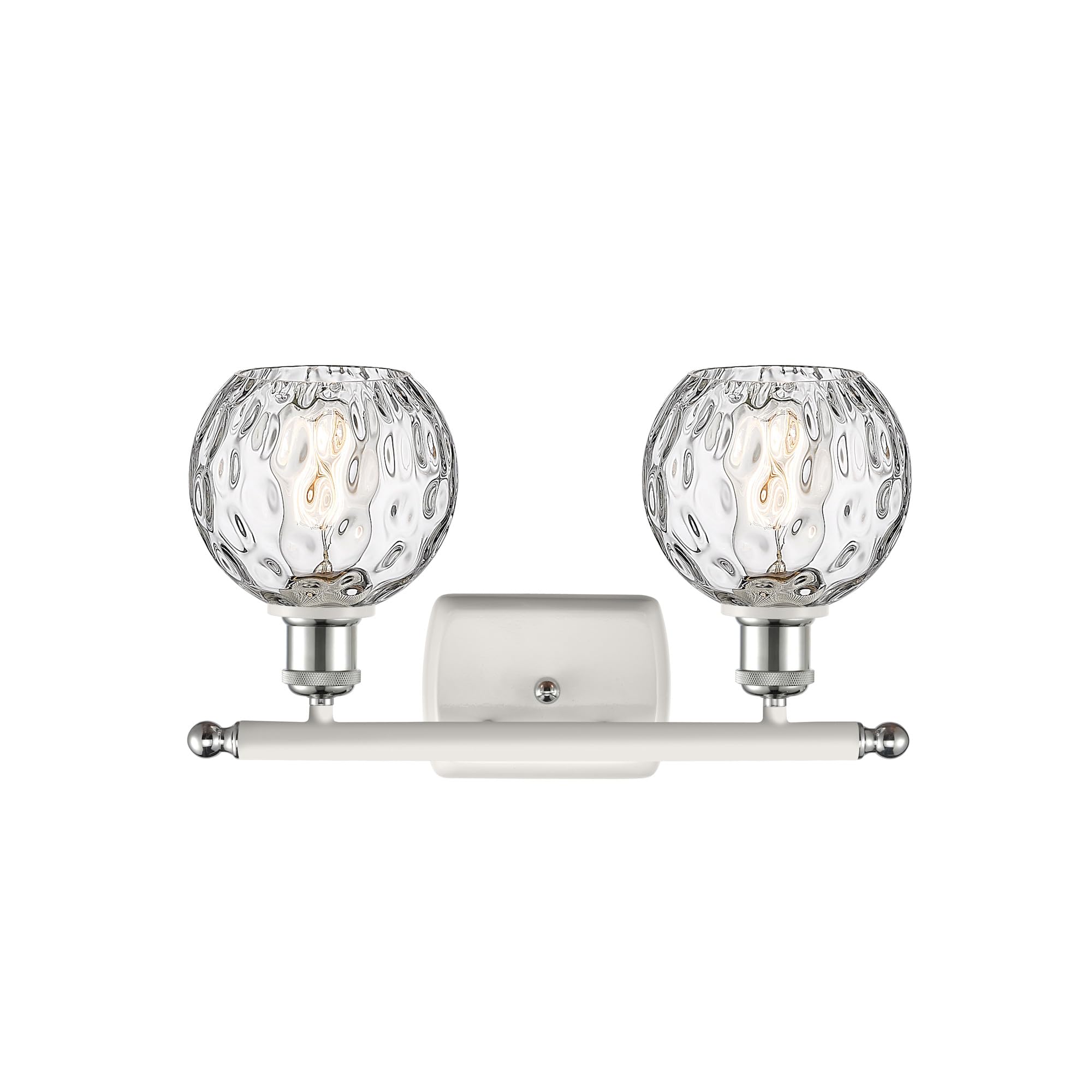 Innovations Lighting 516-2W-SG-G1213-6 Small Deco Swirl 2-Light Bathroom Vanity Light - Perfect for Modern Bathroom & Powder Room Decor