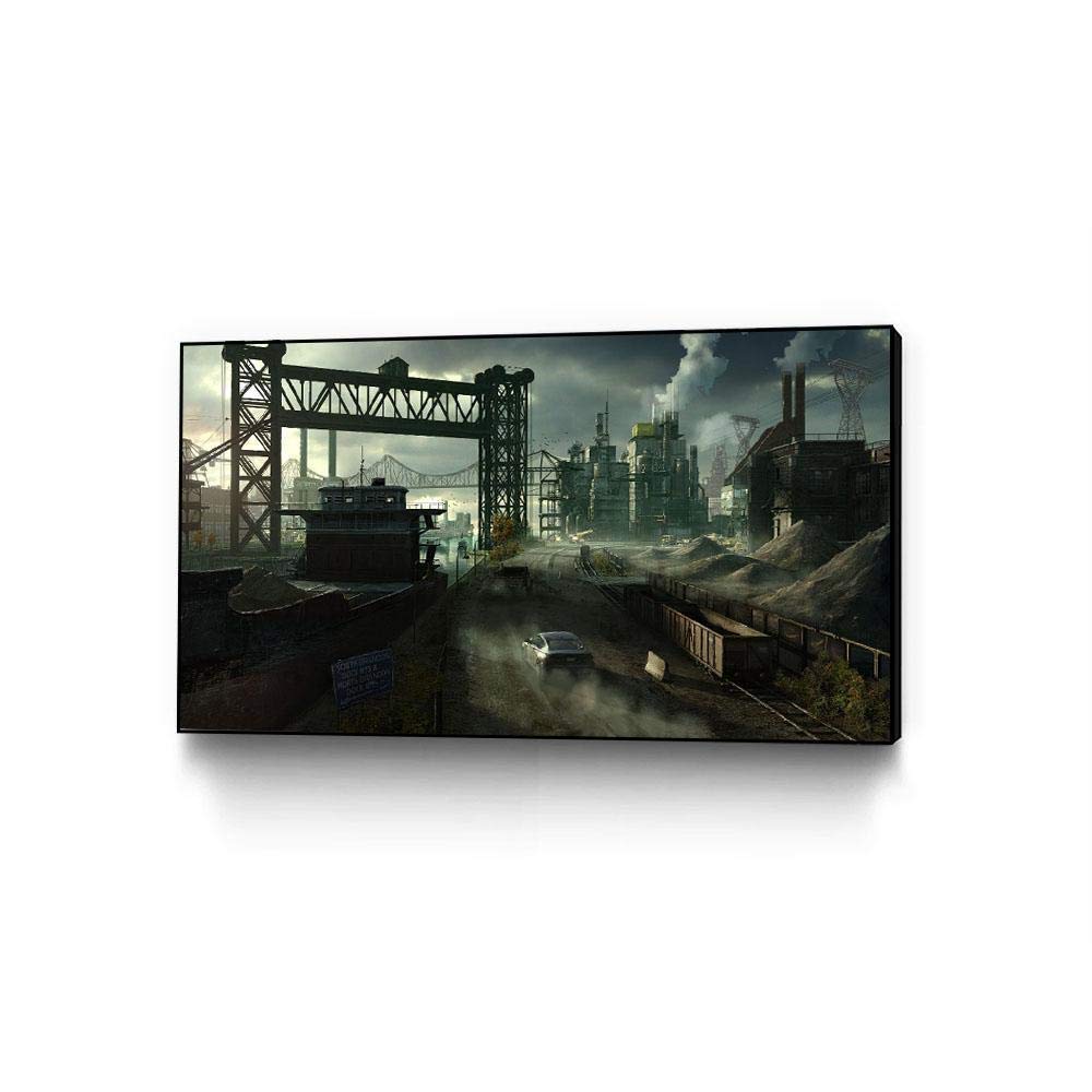 Watch Dogs Art Block Framed Poster - Brandon Dock Gaming Wall Art - 26 x 14 Inches - Perfect for Game Room, Office & Man Cave Decor