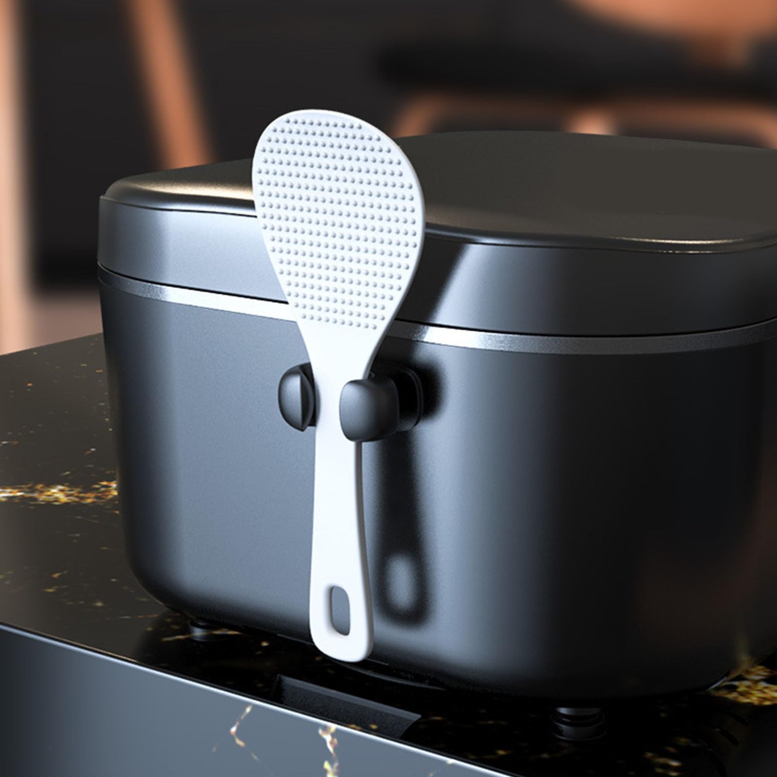 **Silicone Rice Scoop Clip Holder - Adhesive Spoon Rack for Kitchen, Wall Mounted Traceless Rice Cooker Spatula Storage & Towel Hooks - Perfect for Small Space Organization & Kitchen Accessories**    *(Use Case: Ideal for organizing kitchen utensils, saving counter space, and keeping rice scoops, spatulas, and towels within easy reach.)*
