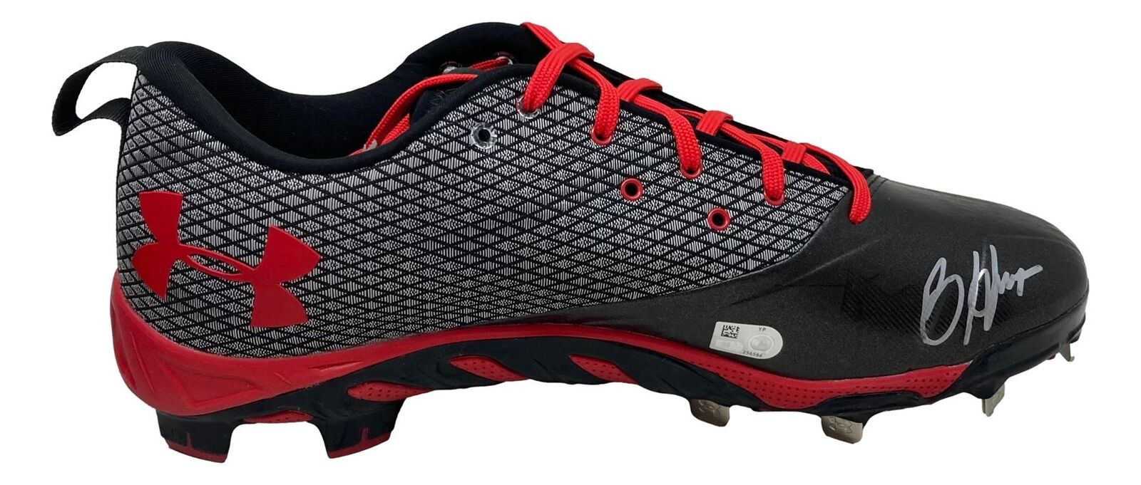 Bryce Harper Autographed Game-Issued Philadelphia Phillies Under Armour Cleats - Authentic MLB Memorabilia for Collectors & Fans - Perfect for Display, Gifts & Sports Enthusiasts