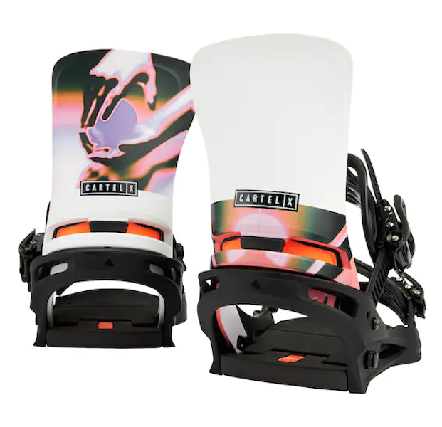 Burton Men's Cartel X Snowboard Bindings 2022 - High-Performance Bindings for All-Mountain & Freestyle Riding