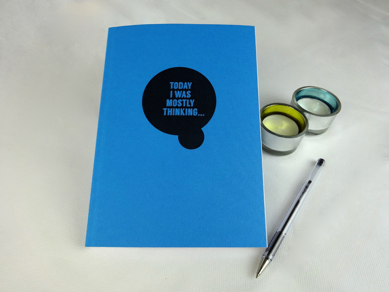Reflective Journal for Daily Thoughts & Self-Discovery | Perfect for Mindfulness, Gratitude Practice & Personal Growth | Today I Was Mostly Thinking Notebook